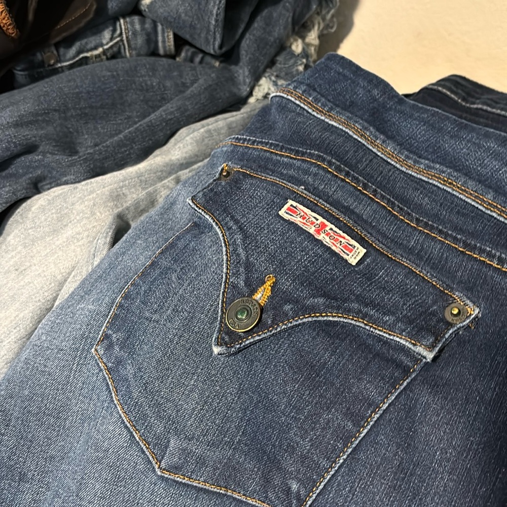 Hudson medium wash jean skinny
